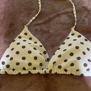 Polka Dot Bikini Top
